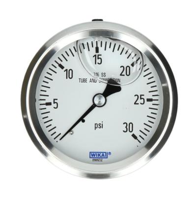 China IP65 Bourdon Tube Pressure Gauge 316L Wika 233.30 Pressure Gauge 232.30 for sale