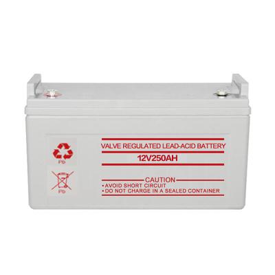 China Solar Toys 12v 250AH Battery Storage 12v Rechargeable Lead Acid Battery Packs for sale