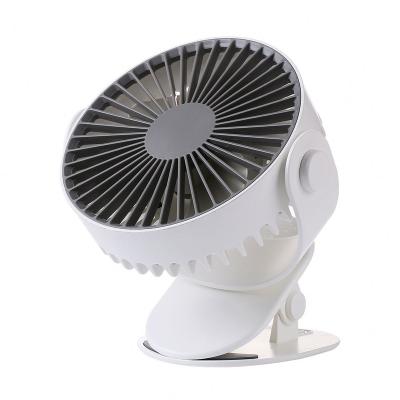 China Hot Selling Home Office Small Fan Battery Magnet Clamp Fan Rotating Clip 3 Rotating Clip On Fan Portable USB Mini Clip Table Fan for sale