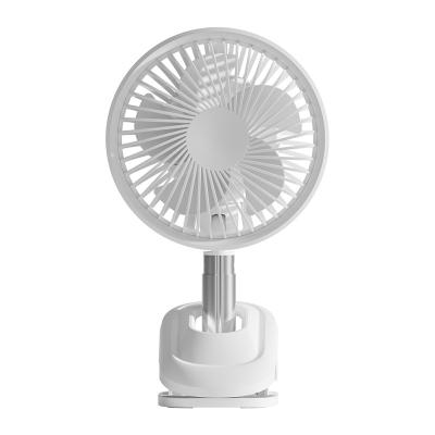 China 2022 New Arrivals Small Fans Rotating Clip Fan Magnet Clamp Home Office 3 Chargeable Wind Speeds On Usb Portable Mini Clip Fan Table Fan for sale