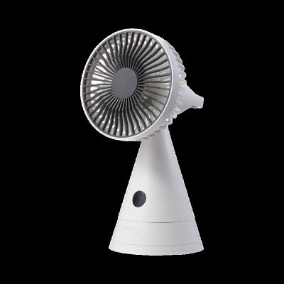 China Fast Air Conditioner Cooler Fan 3 Adjust Newest Speed ​​Woman USB Rechargeable Cooler Portable Automatic Oscillating Air Fan Best Love 4000mA Battery Small Table Fan for sale