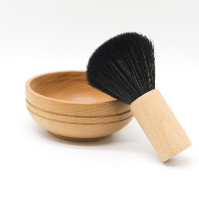 China Shaving Brush China Top Manufacture JDK Shaving Kit Wood Handle Private Label Shaving Brush Vegan Shaving Brush for sale