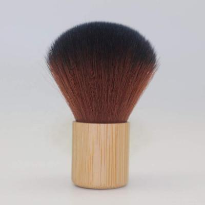 China 2022 Best Small Spot Brush Factory Price Kabuki Makeup Brush Customized Bamboo Handle Powder Logo Brush for sale