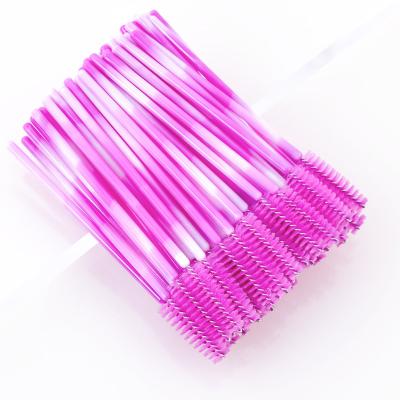 China Angular Blush Disposable Mascara Eyelash Magic Wands Brush For Eyelash Extension Eyebrow Brush Makeup Kits Applicator Makeup 50pcs Package for sale