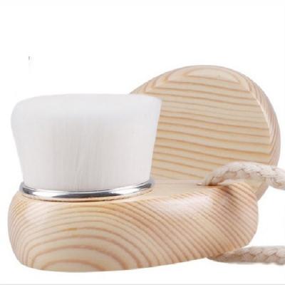 China Wholesale Wooden Cleaning Brush Handle Beauty Tool Face Cleansing Brush Water Drop Cleaning Brush for sale