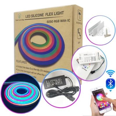 China Garden / Home Decoration / Building or Sign Multicolor Neon Led Light Wholesale RGB LED Light Kit With Controller for sale