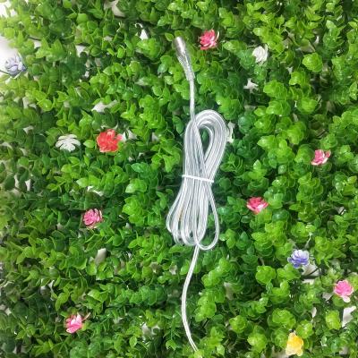 China Hotel Accessories of LED Strip Light Neon Transparent Wire with Female Connector for Neon Sign for sale