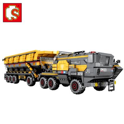 China DIY TOY Senbao 107008 Cargotruck-Iron OreTruck Model Creation Blocks Children's Holiday Or Birthday Gift Toy for sale