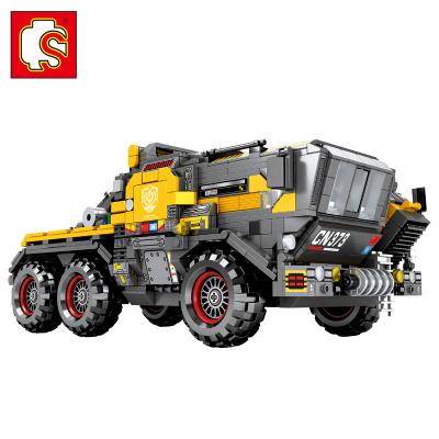 China DIY TOY Senbao 107006 CargoTruck-Iron Truck 1445pcs Model Building Blocks Children Birthday Or Gift Toys for sale