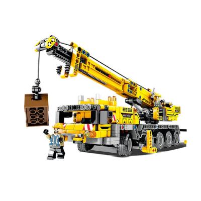 China DIY TOY Senbao 701800 Technology Series Mechanical Code Lifting Crane Model Children's Building Blocks Gift Toys for sale