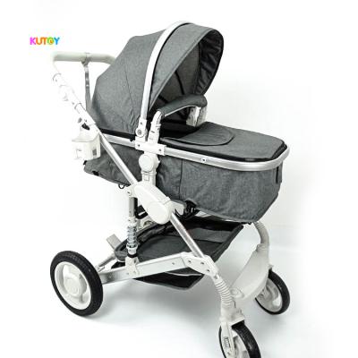 China 2020 New Polyester Baby Stroller Lightweight Foldable Pram Stroller Luxury Baby Stroller 3 In 1 Pram for sale