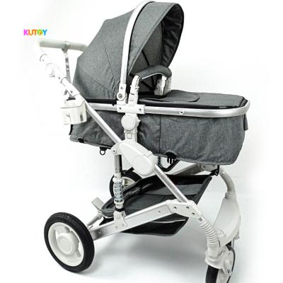 China Polyester Tender Gold Baby Stroller 3 in 1/Baby Strollers/Baby Car Single Seat Stroller for sale