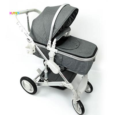 China Polyester popular baby stroller 3 in 1 aluminum stroller/hot sale baby tracker city stroller/happy baby walker for sale