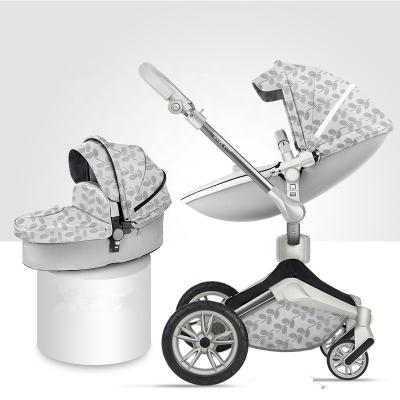 China Lightweight Polyester Baby Stroller 3 In 1 China Baby Pram Stroller Buggy With Car Seat Baby Stroller Pram 2021 for sale