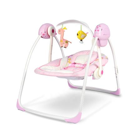 China Modern Popular Infant Rocking Chair Baby Bouncer Cradle and Rocker Chair Baby Electric Swing for sale