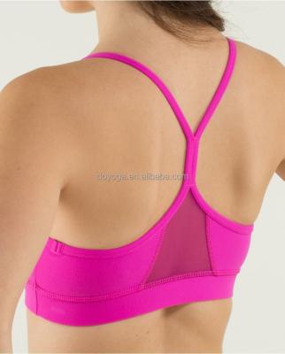 China Antibacterial fashionable custom hot sexy yoga xx sports bra for sale