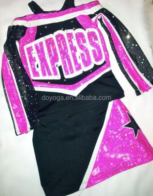 China High Quality Pure Rhinestons Matellic Cheerleading Cheerleading Equipments Uniforms for sale