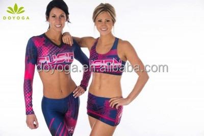 China Wholesale Cheerleading Skirts Cheerleading and Custom Sports Apparel Bra for sale