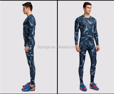 China Antistatic Customized Fabrics Lycra Compression Man Tight Suit for sale