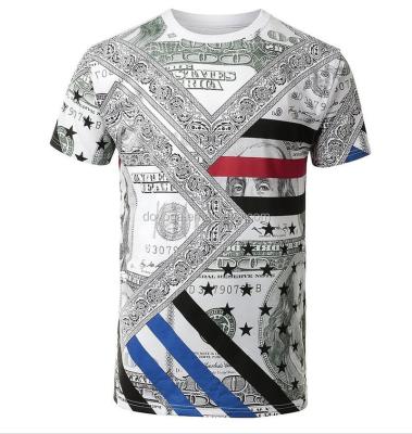 China Anti Shrink All Over Printing Hot Sale Sublimation Custom T-shirt Printing for sale