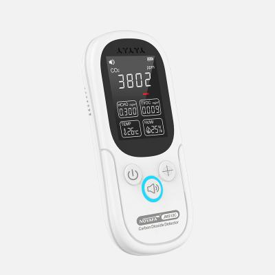 China Multifunctional temperature and hygrometer gas detector JMS12C air quality carbon dioxide environment grade formaldehyde detector for sale