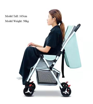 China 2022 Newest Manufacture Hot Selling Popular Canvas All Function Oxford Cloth Thicker Foldable Baby Stroller Portable With Dinner Dish for sale