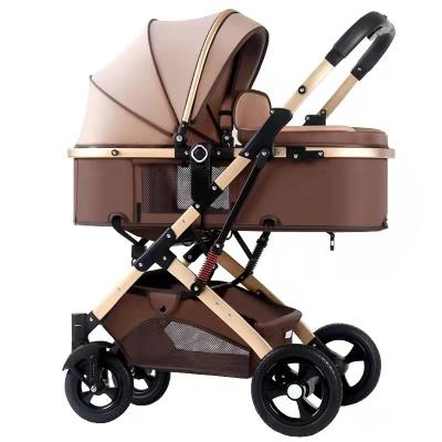 China 0-3 Years Old 2022 Whole Sale Good Quality Cheap Portable Can Rest And Sleep Foldable Baby Deluxe Jogger Newborn Stroller For Infant Baby for sale