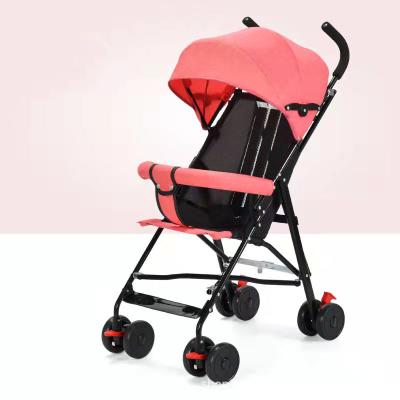 China wholesale 0-3years 2022 hot sale cheap simple economical easy foldable light weight can rest single baby carriage stroller for sale