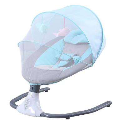 China Warmest Automatic Wholesale Bouncer Adjustable Baby Swing Sleep Modern Electric Rocking Infant Chair With Mosquito Net for sale