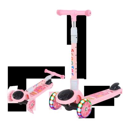 China Other 2022 Newest Hot Sale Wholesale Price Kids 3 Wheels 3cm Base Foldable Adjustable Scooter For 1-12 Years Old Kids for sale