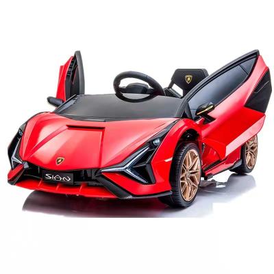 China Ride on Portable Toy Whole New Sale Children's Electric Car Swing Double Drive With Remote Control Automobile Baby Stroller Toy Car for sale