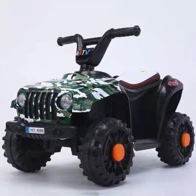 China Ride on Toy New Children's Beach Electric Four-Wheel Motorcycle for sale