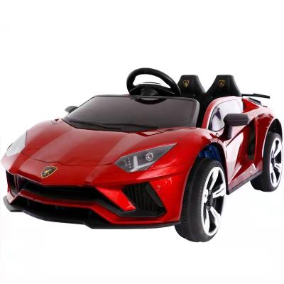 China New Children's Toy Factory Sale New Children's Electric Dual Drive Portable Four-Wheel Remote Control Baby 12v Ride On Car for sale