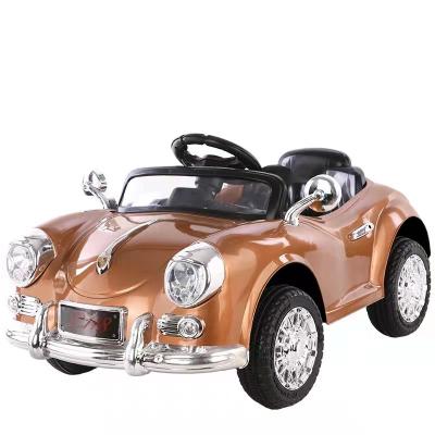 China Ride On Mini Toy Creamy Pink White Electric Kids Ride On Car With Remote Control for sale