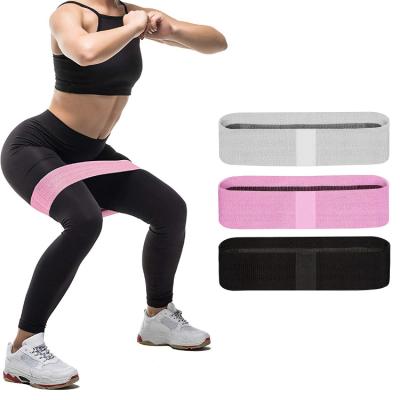 China Loop Circle Hip Strength Workout Elastic Top Strength Exercise Resistance Hip Bands Elastic Band Cloth for sale