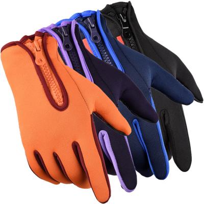 China Factory Wholesale Price Comfortable Winter Full Finger Cheap Cycling Gloves for sale