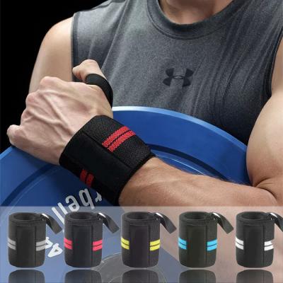 China Comfortable Ten Different Custom Cotton Logo Cross Shaping Powerlifting Weightlifting Gym Wrist Wraps for sale