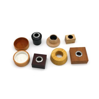 China Sealed Aromatherapy Wooden Lid For Fresher Air , Wooden Lid Wooden Cap For Aroma Bottle for sale