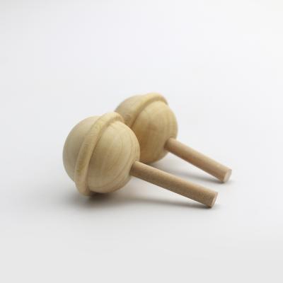 China Essential Oil Diffuser Ball Aroma Reed Diffuser Ball Pine Wood Stocked Wooden Ball for sale