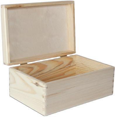 China Large Creative Wood Storage Box Souvenir Wooden Europe Decoration Plain for sale