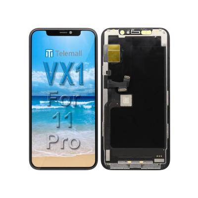 China Telemall 100% LCD VX1 Screen Assembly Touch Display for iphone 11 pro for iP11 pro for sale