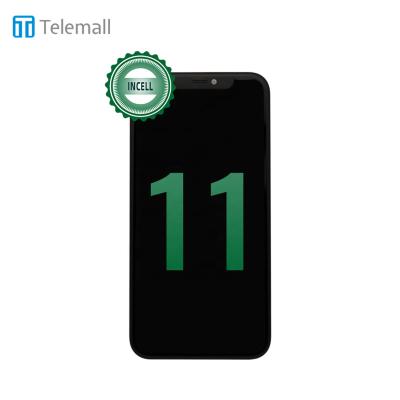 China IPS Show Telemall Mobile Phone Incell Touch Screen For Iphone 11 Replacement 6.1inch LCD Display With Frame for sale