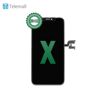 China IPS Display Telemall Mobile Phone Incell LCD For Iphone X Replacement Display With Frame for sale