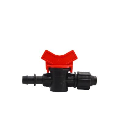 China Plastic Alve Irrigation Drip Tape Valve of pp POM mini valve china supplier manufacture drip irrigation mini pp mini for sale