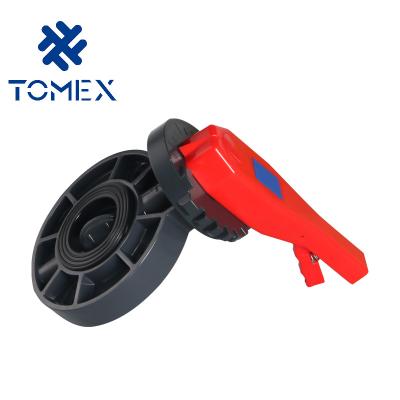 China Good performance butterfly valve-lever and piping system wholesale with various sizes fits for piping system for sale