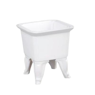 China Movable chinese ceramic pool incleaning mop wash basin modern ceramic sink broom for bathroom for sale