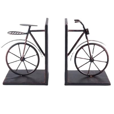 China Home Decoration Minimalist Ornament Back Decorative Objects Holder Clip Book Clip Bicycle Bicycle Bookends for sale