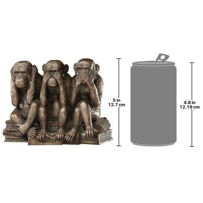 China Decorative Crafts Home Decorative Resin Monkey Cabinet Wine Decor Objects Monkey Decor Resin Monkey Statue for sale