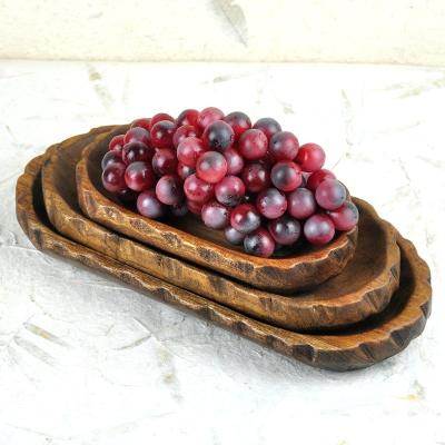 China Simple Style Houseware &Serving Wooden Serving Tray Coffee Table Tray Bathroom Vanity Tray For Storange for sale