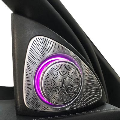 China Easy Install 3D Rotation Glow Tweeter Speaker For Mercedes Ben Z CGL E S C LED Speaker W222 W205 W213 X253 W222 Triple Audio Trumpet Horn for sale